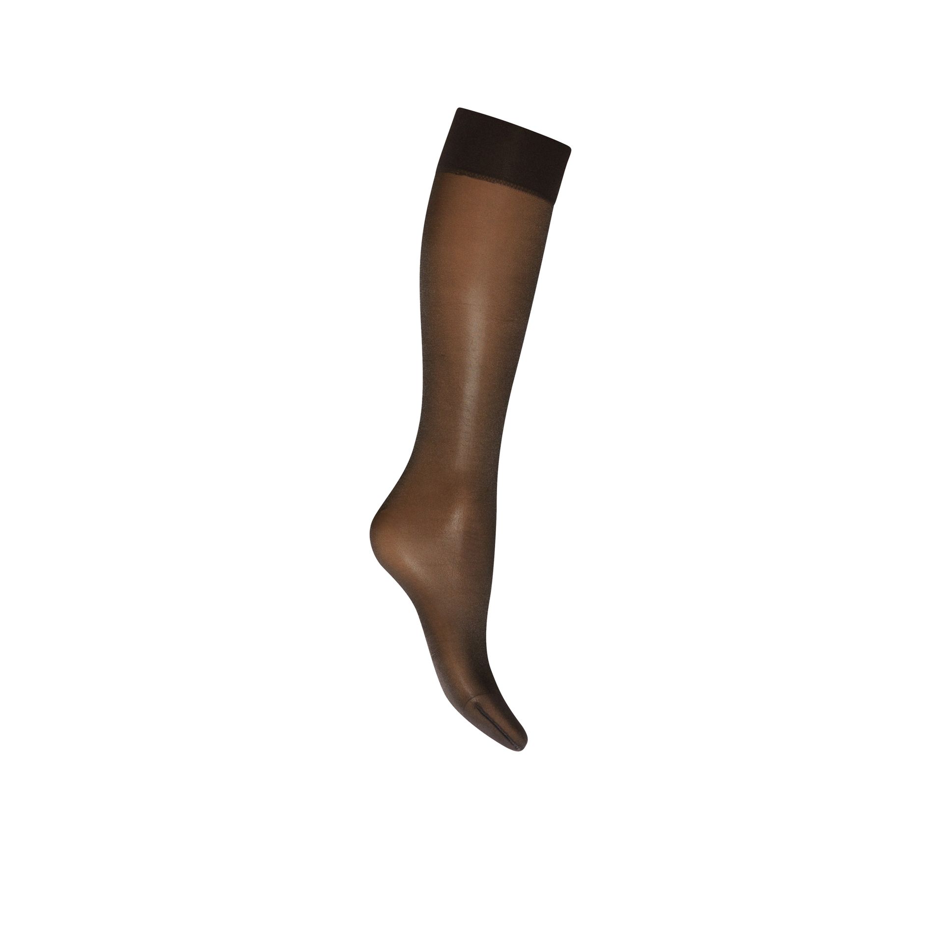 Wolford Satin Touch Knee-High Nearly Black 170344 zwart