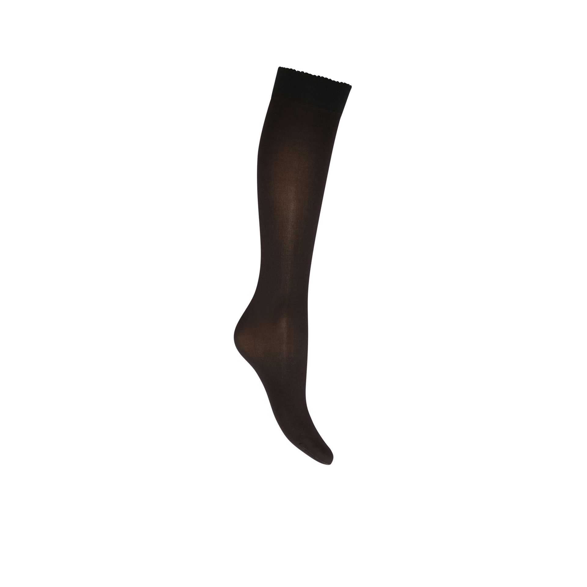 Wolford Velvet de Luxe 50 Knee-Highs Black 170374 zwart