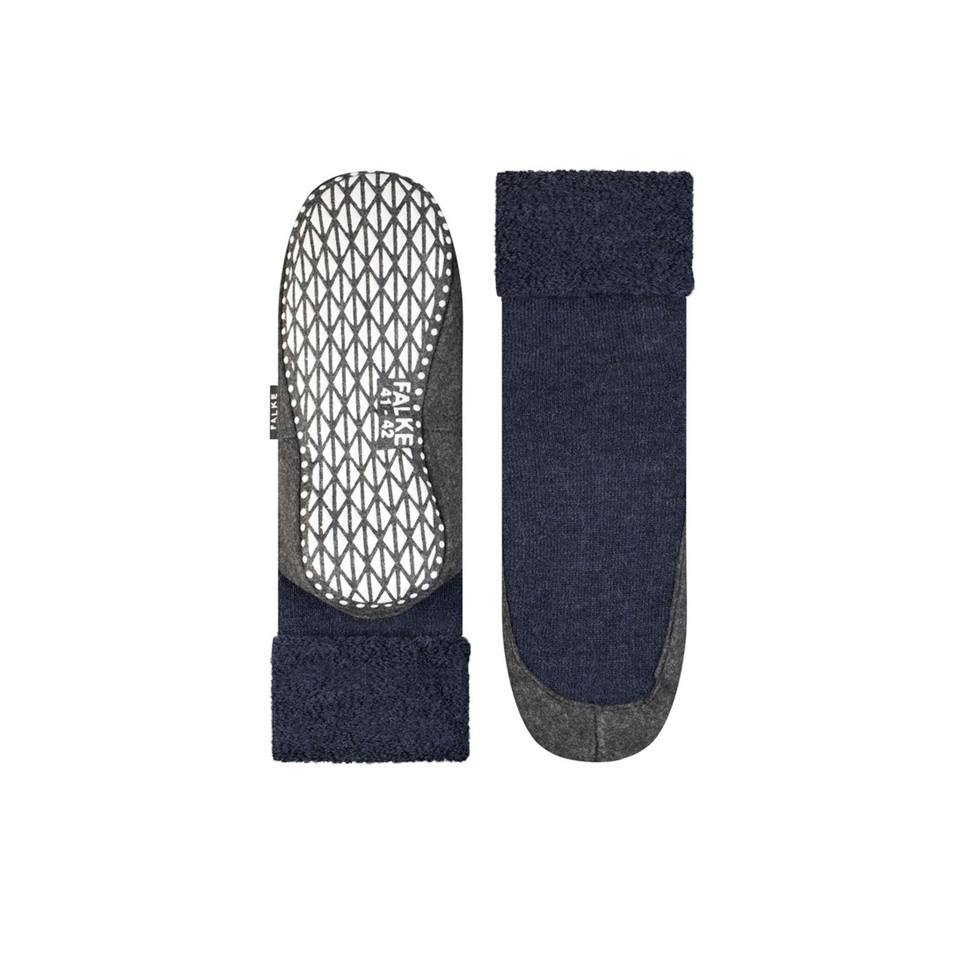 Falke Cosyshoe Dark Blue 170415 grijs