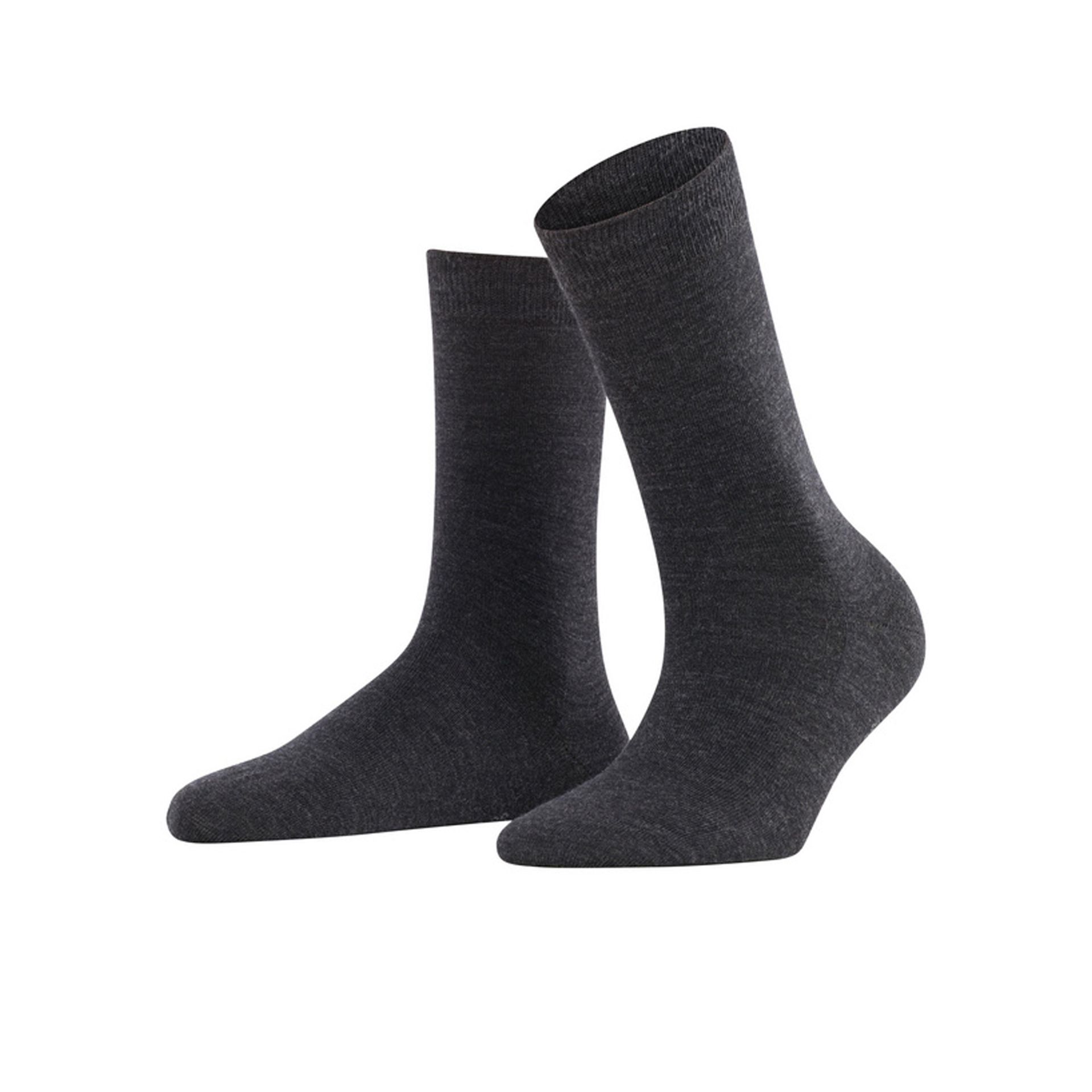 Falke Softmerino Anthra. Mel. 171983 grijs