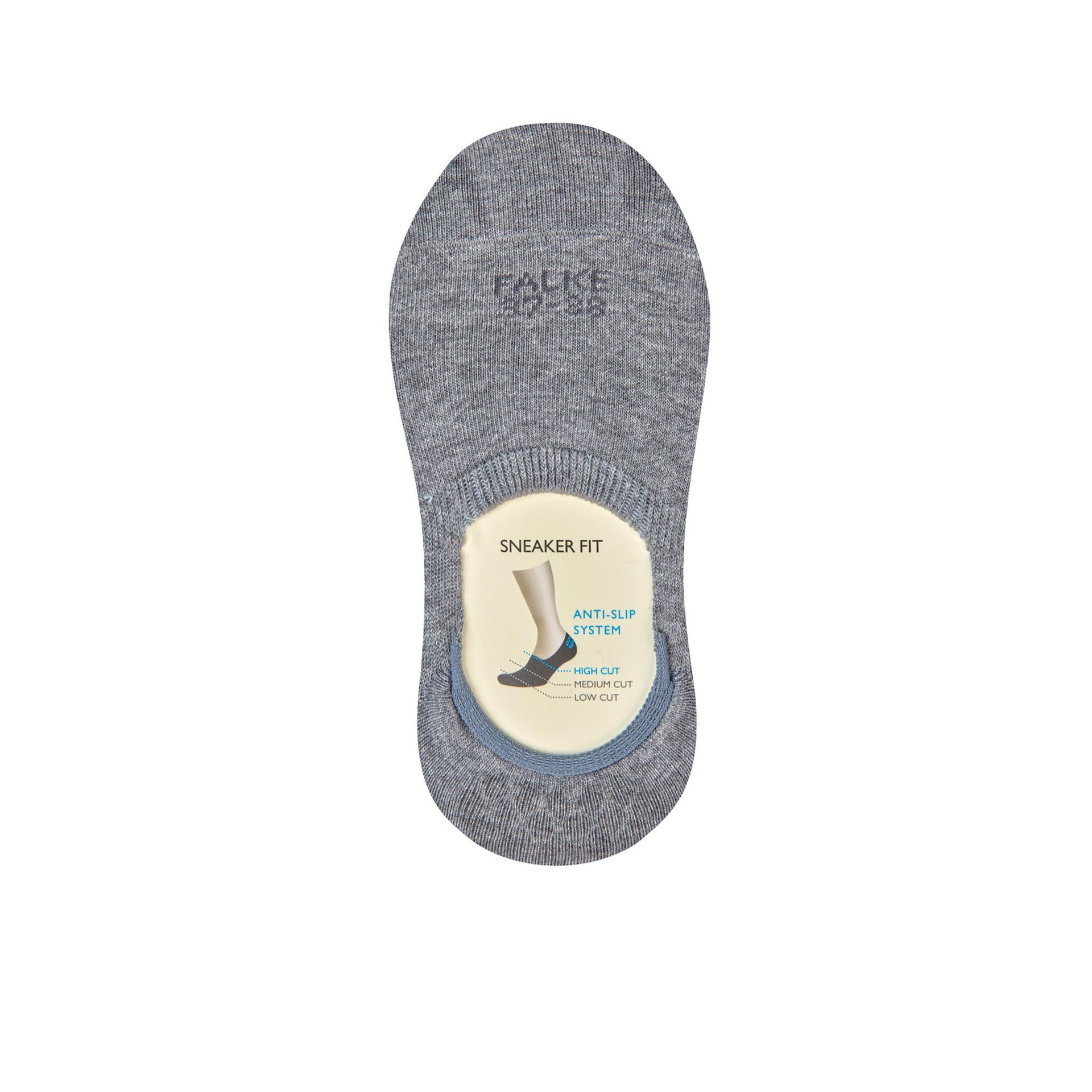 Falke Step High Light Greymel. 173754 grijs