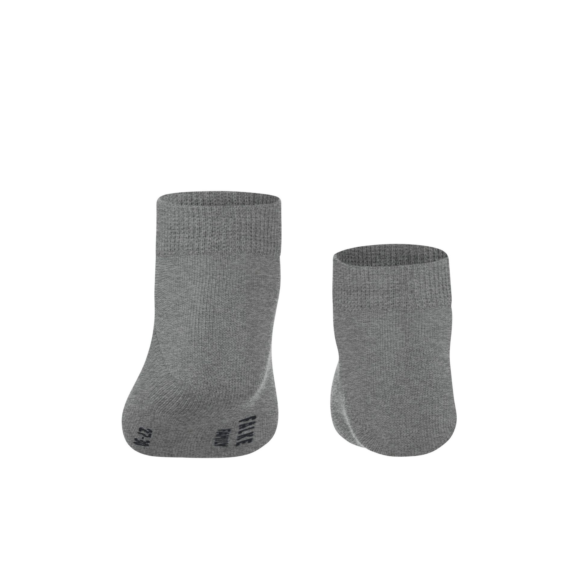 Falke Family Socca Light Greymel. 173784 grijs