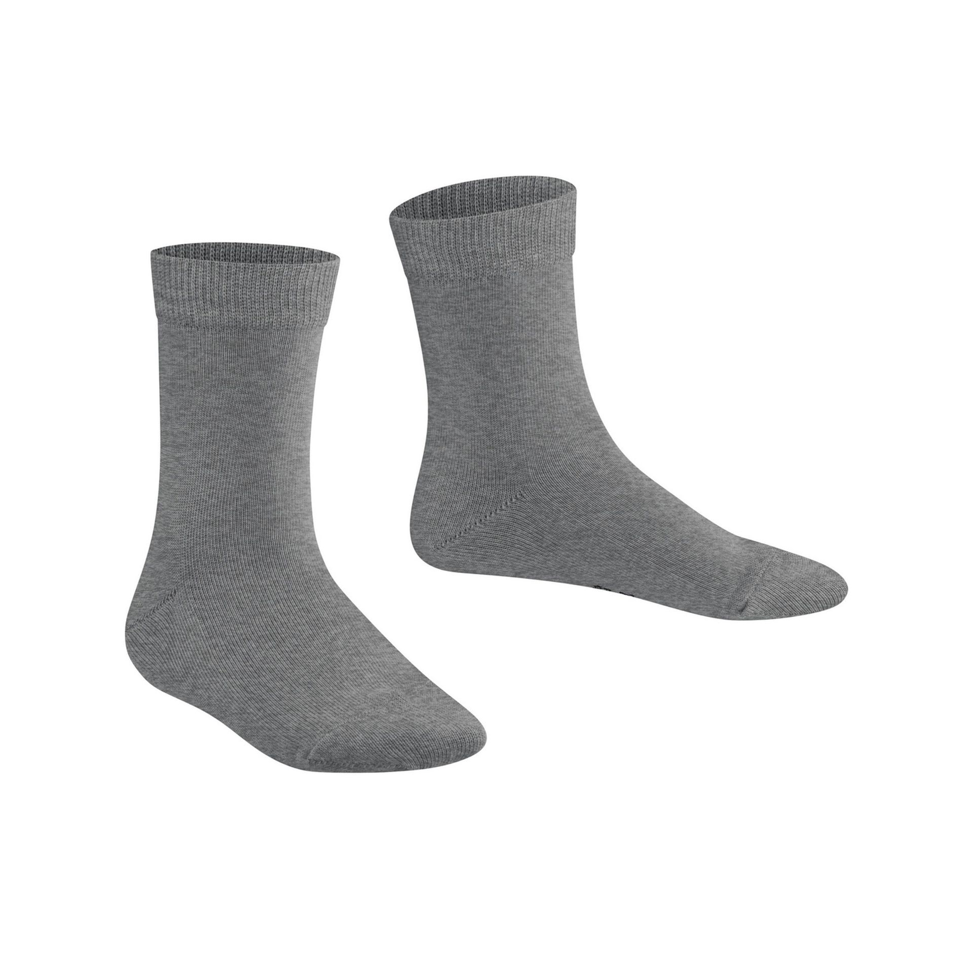 Falke Family Light Greymel. 173791 grijs