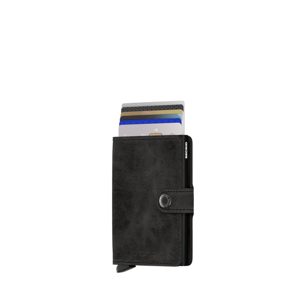 Secrid Miniwallet Vintage Black 180522 zwart