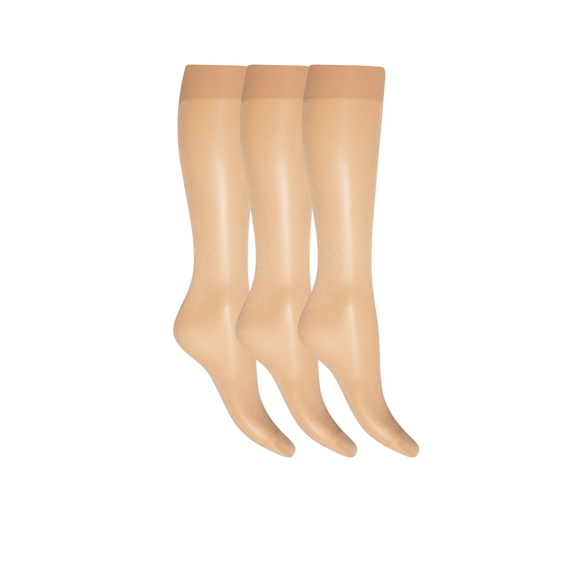 Wolford 3for2 Satin Touch 20 Knee-High Gobi 184321 beige