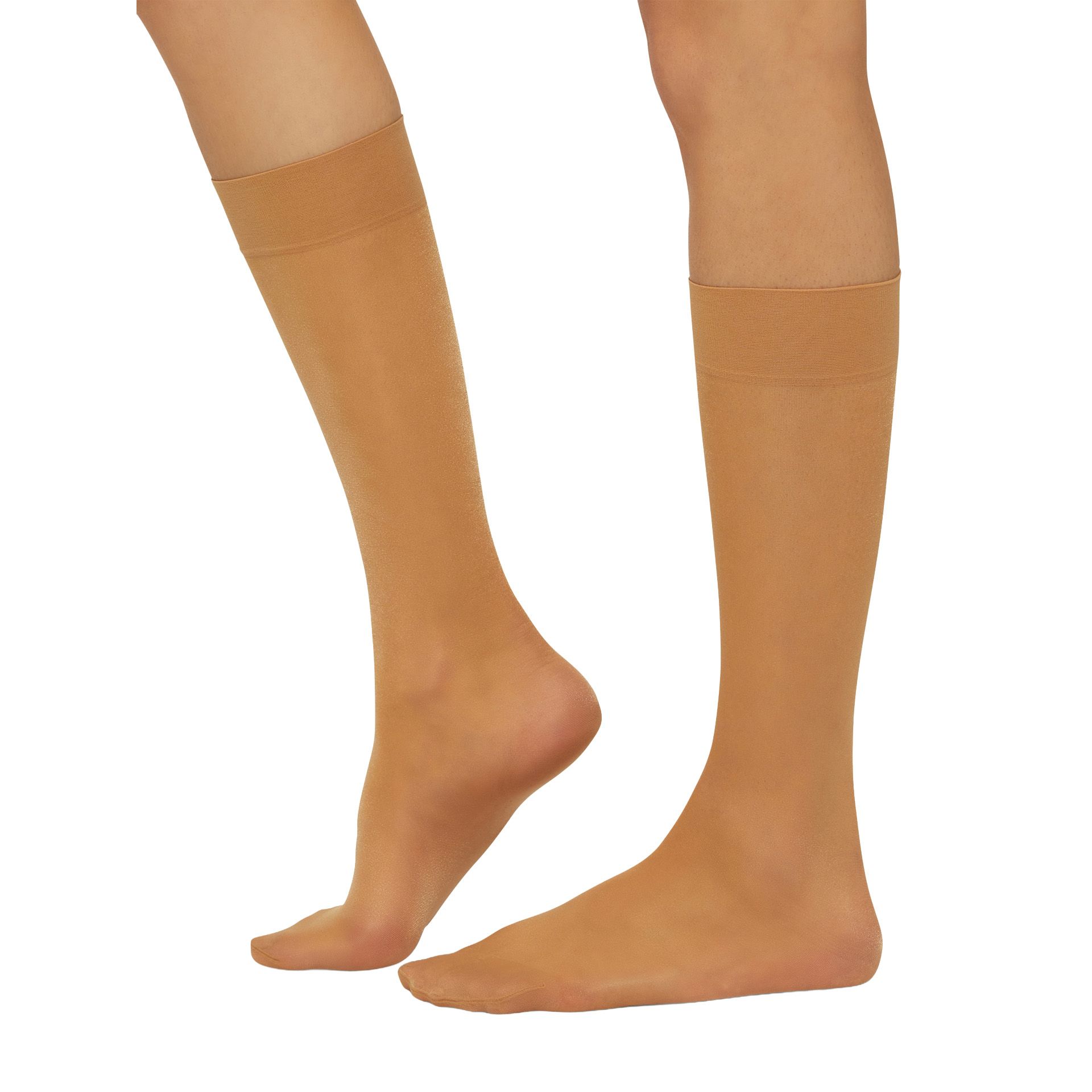 Wolford 3for2 Satin Touch 20 Knee-High Gobi 184321 beige