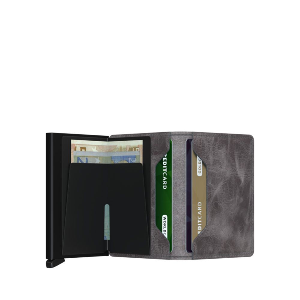 Secrid Slimwallet Vintage Grey/Black 185918 grijs