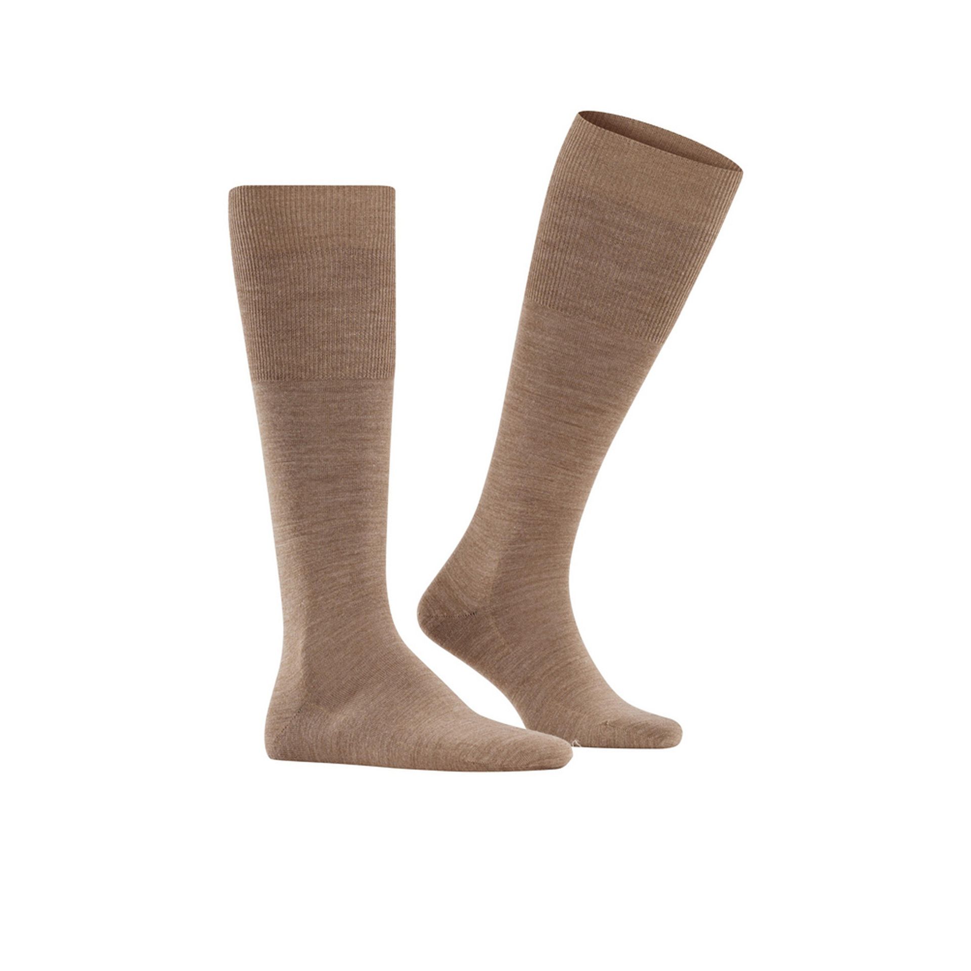 Falke Airport Kniekous Nutmeg Mel 210248 taupe