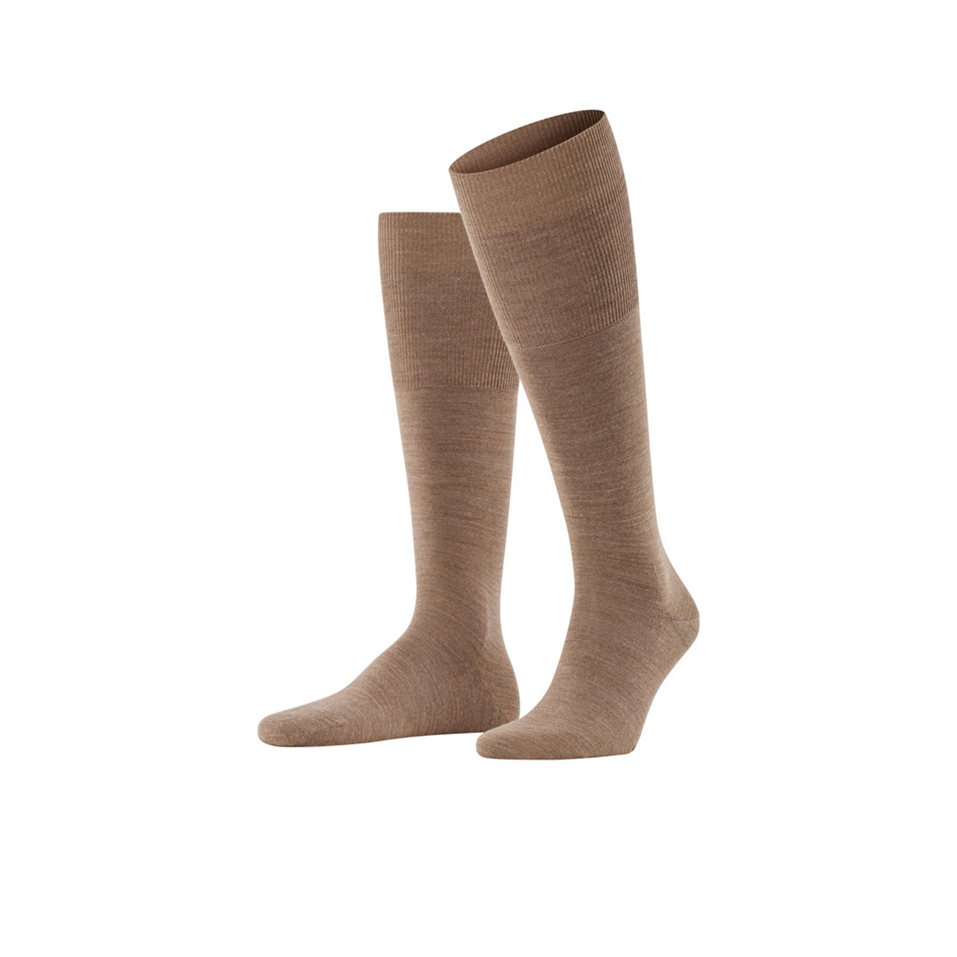 Falke Airport Kniekous Nutmeg Mel 210248 taupe