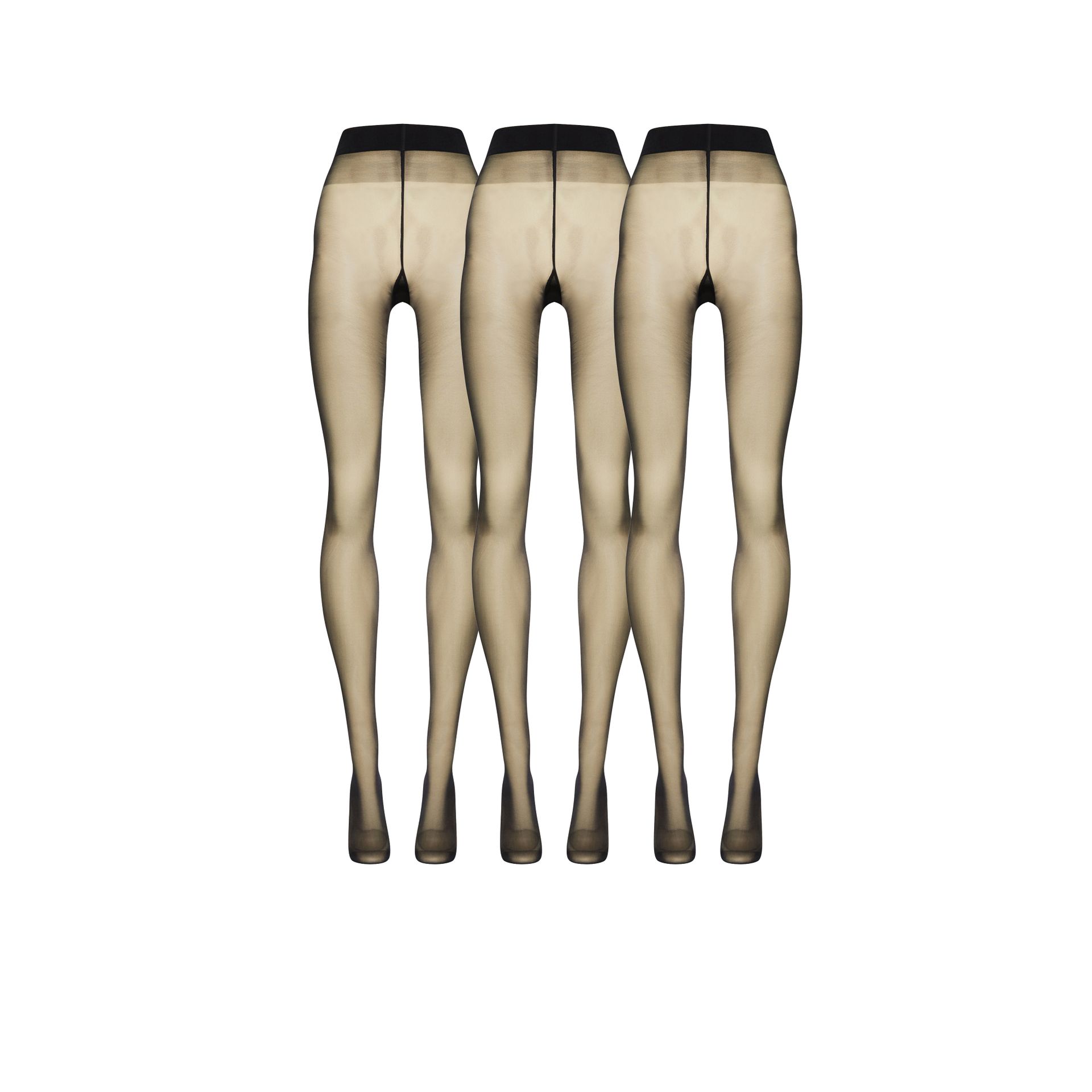 Wolford 3for2 Satin Touch 20 Tights Black 210771 zwart