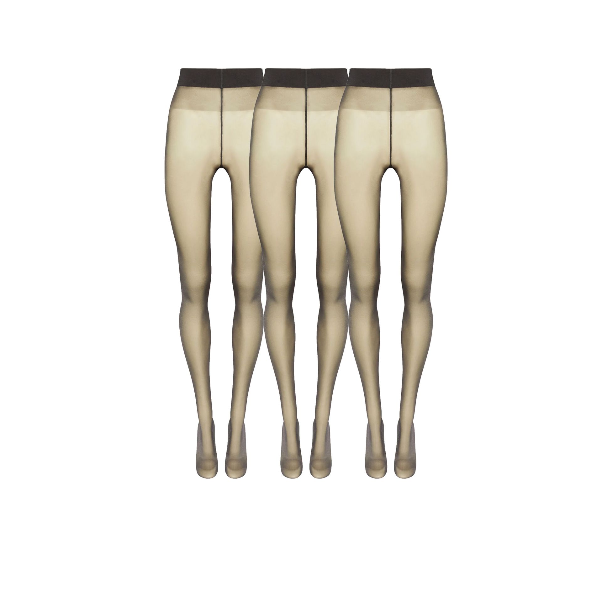 Wolford 3for2 Satin Touch 20 Tights Nearly Black 210772 grijs