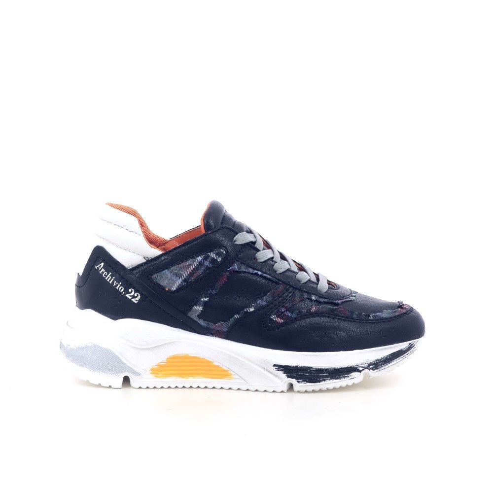 Archivio,22 Sneaker 211406 zwart