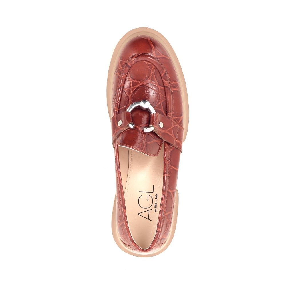 Agl Mocassin 216141 cognac