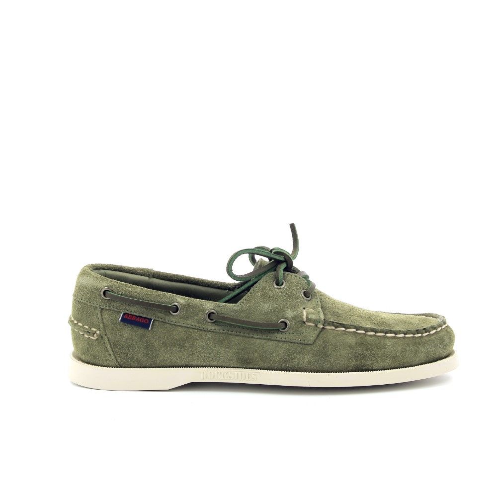 Sebago wz kaki daim bij Van Loock