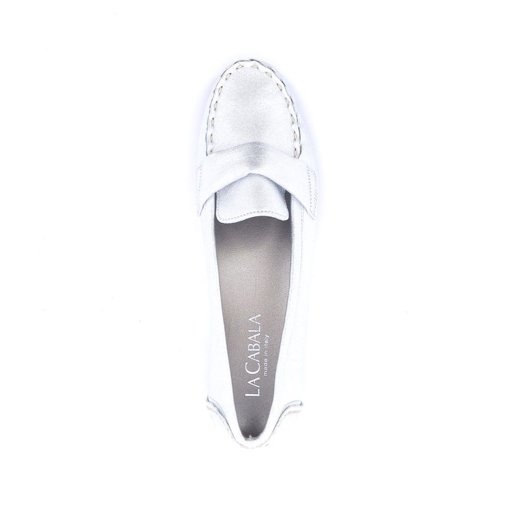 La Cabala Mocassin 223365 zilver