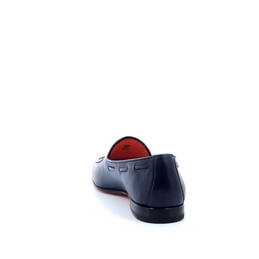 Santoni Mocassin 223609 blauw