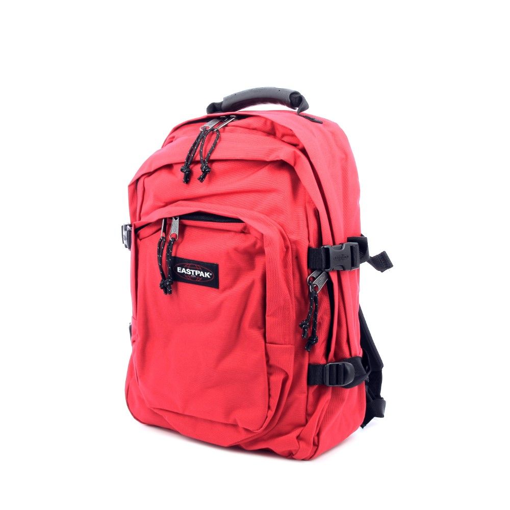 Eastpak rugz. 3 rits.rood nylon bij Van Loock