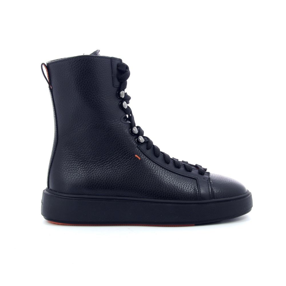 Santoni Sneaker High Top 225073 zwart