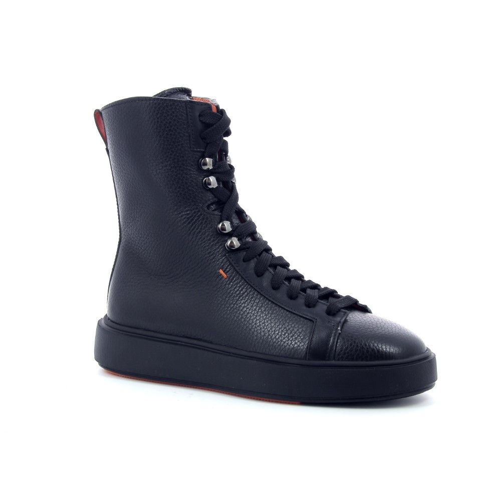 Santoni Sneaker High Top 225073 zwart