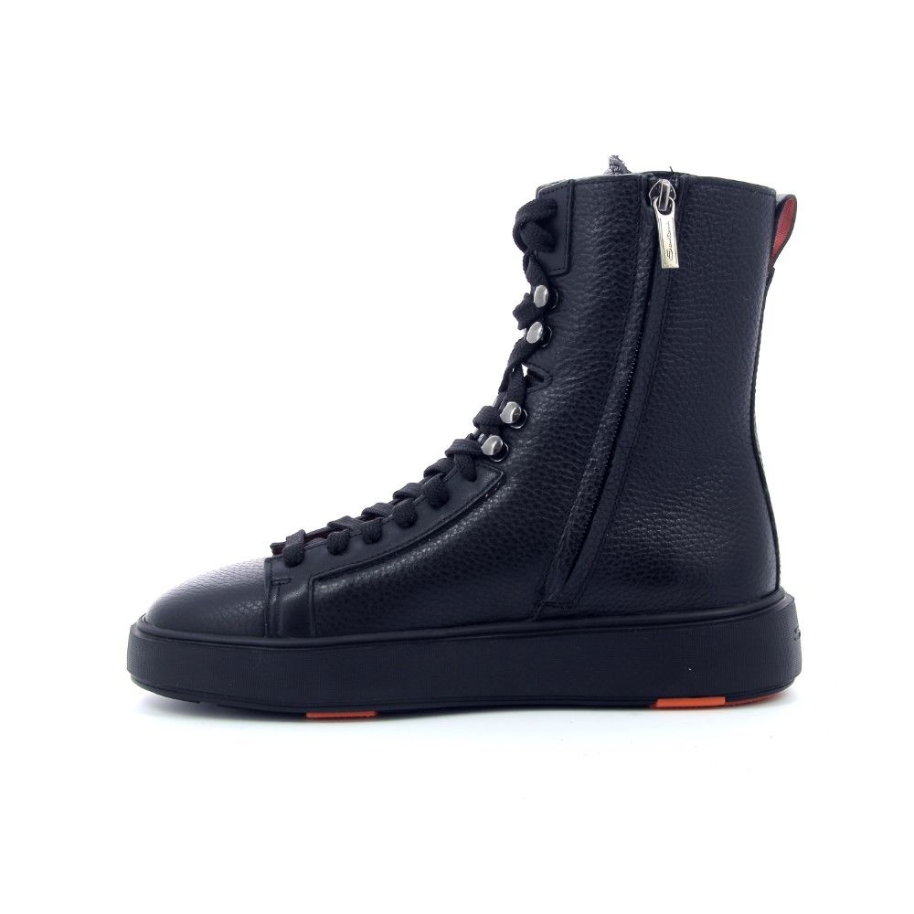 Santoni Sneaker High Top 225073 zwart