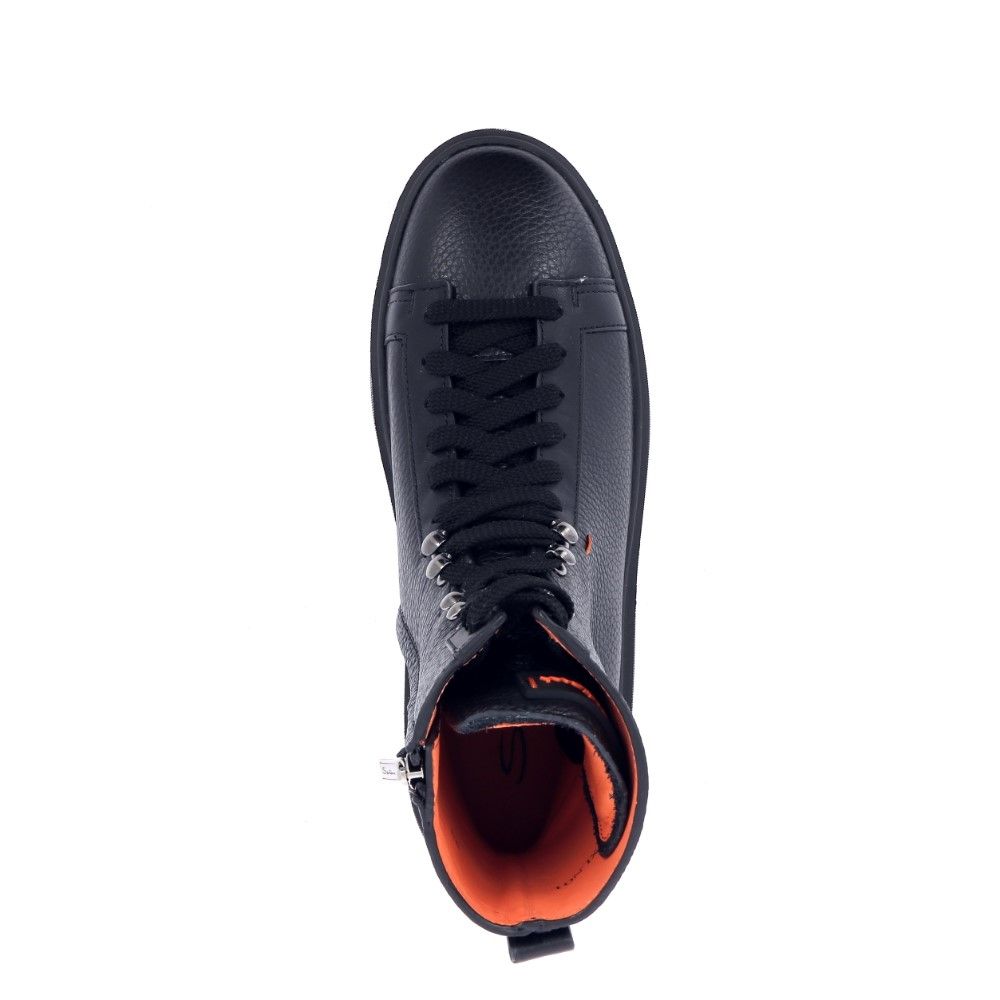 Santoni Sneaker High Top 225073 zwart