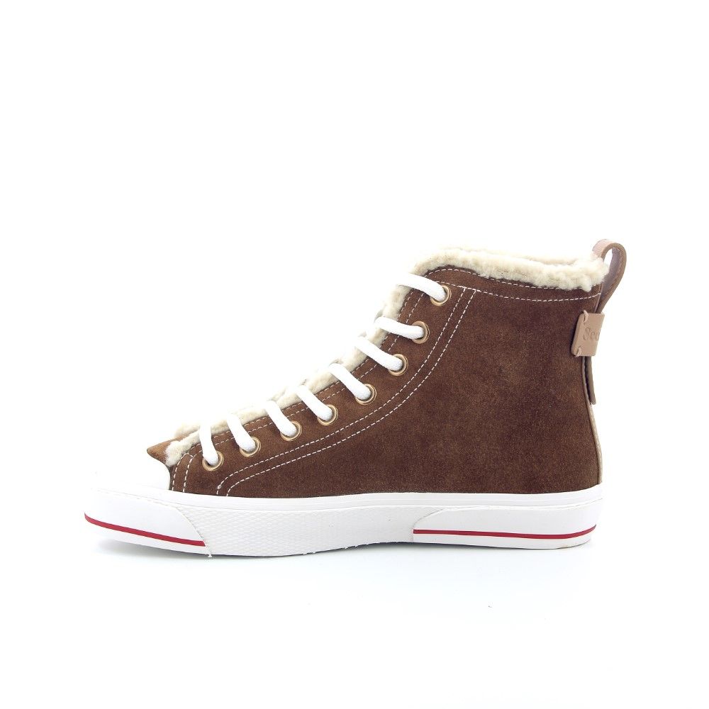 See By Chloé Sneaker High Top 226628 cognac