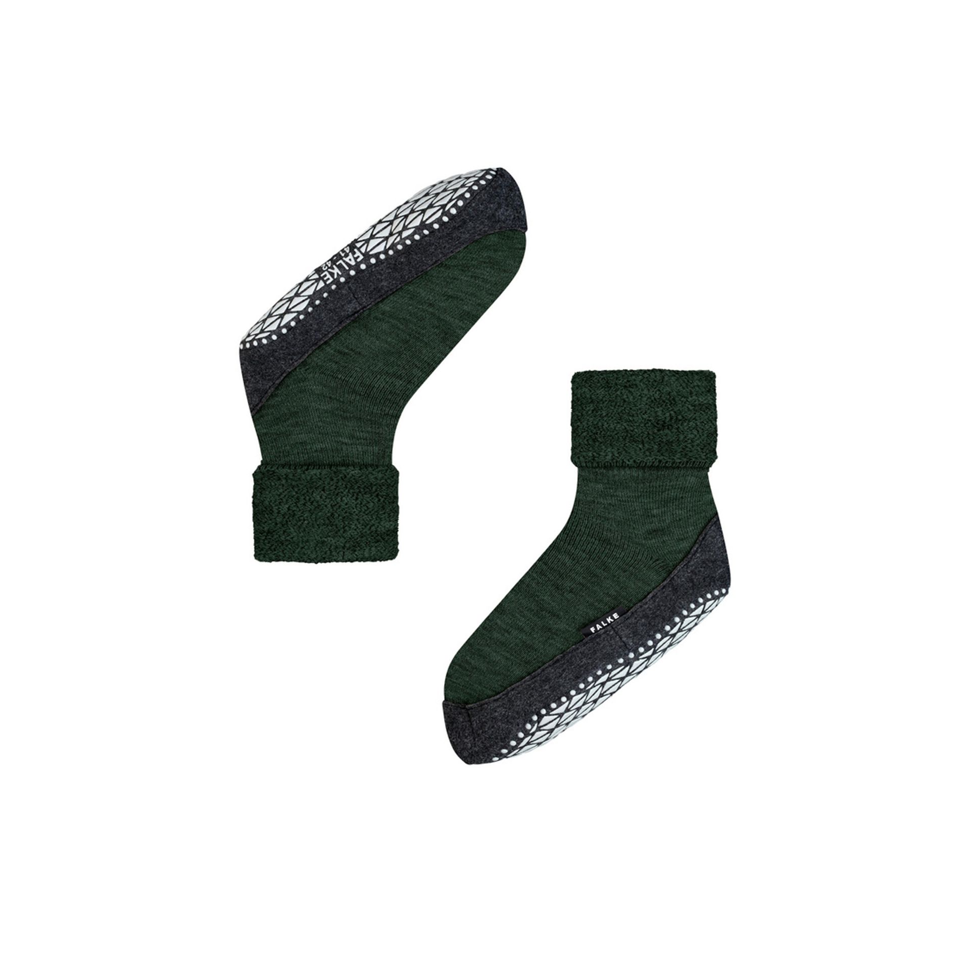 Falke Cosyshoe Green mel. 228073 grijs