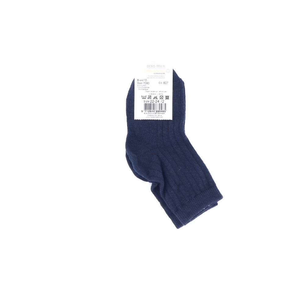 Mp Denmark Cotton Rib Socks 229983 blauw