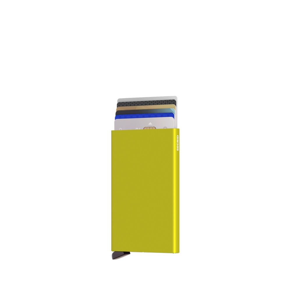 Secrid Cardprotector Lime 230922 geel