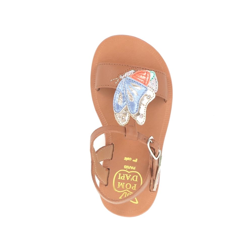 Pom D'api Plagette Papillon 231712 cognac