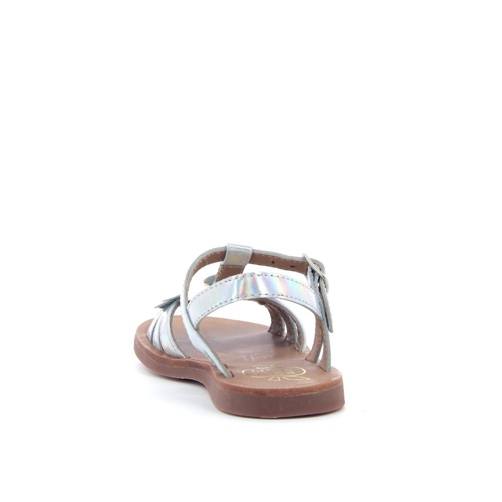 Pom D'api Plagette Big Flo 231714 zilver
