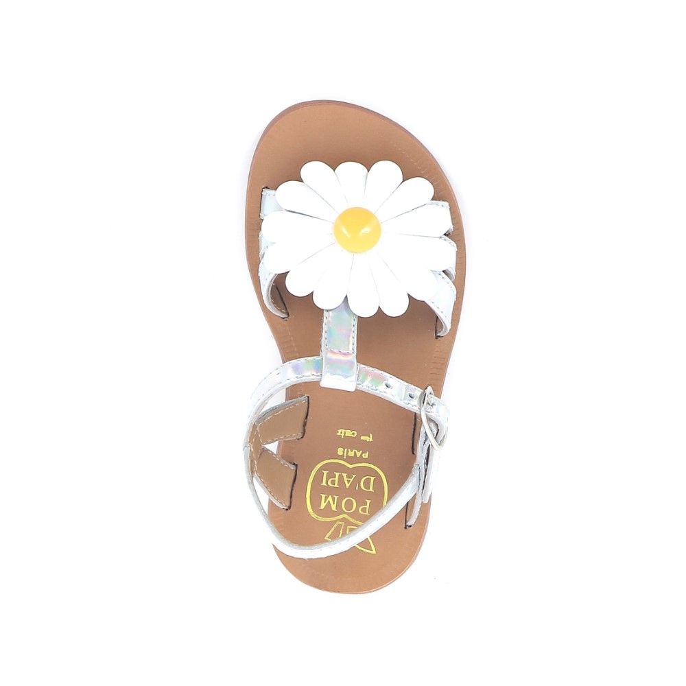 Pom D'api Plagette Big Flo 231714 zilver