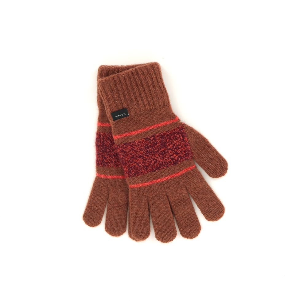 Paul Smith Wool Gloves 236850 cognac