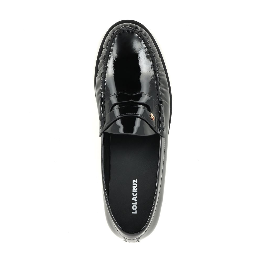 Lola Cruz Mocassin 238093 zwart