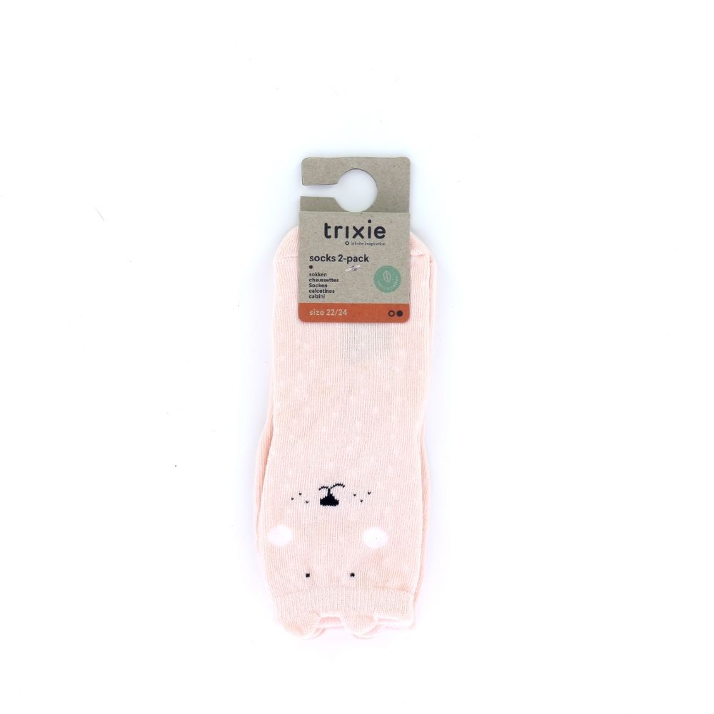 Trixie Sokken 2-pack Konijn 238774 roze