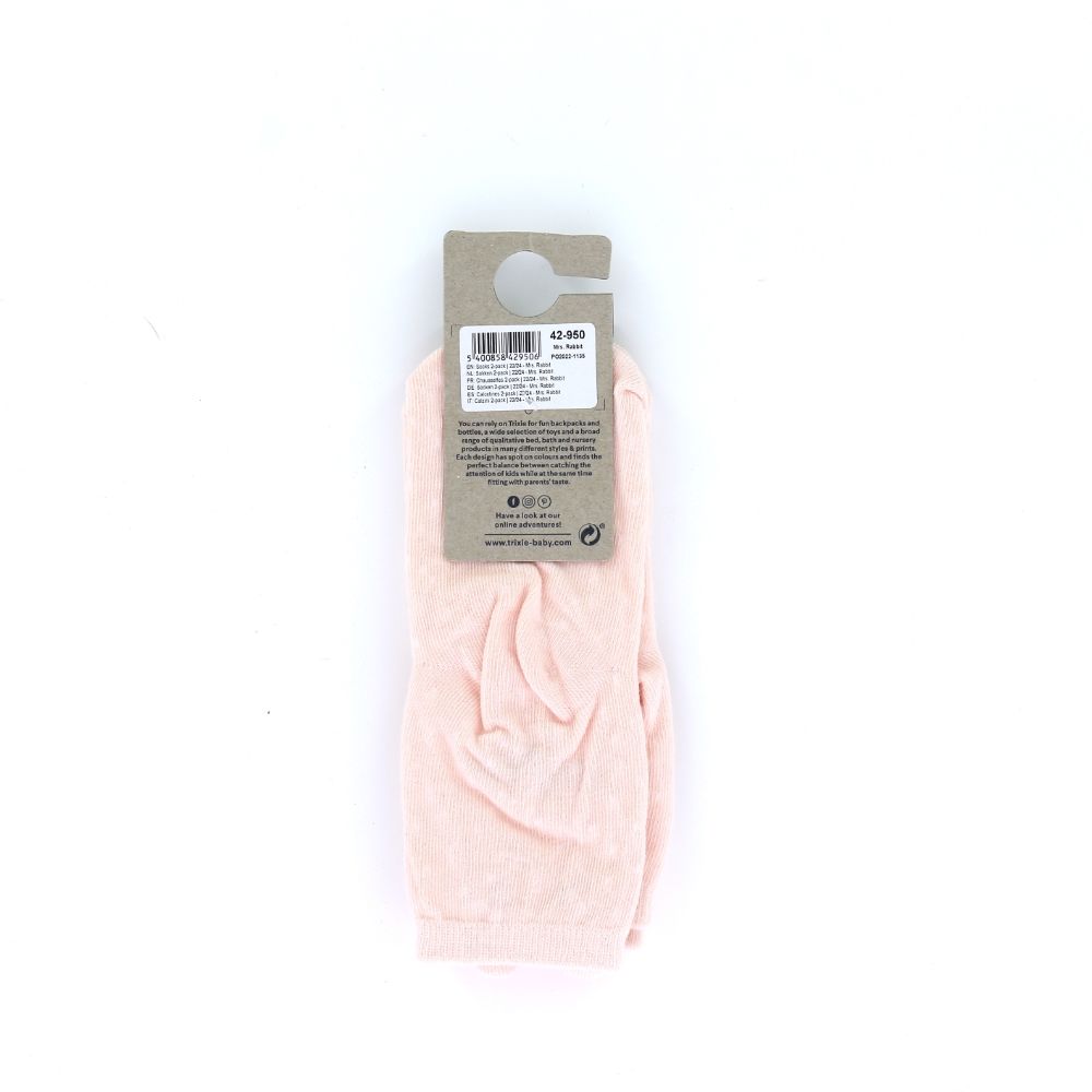 Trixie Sokken 2-pack Konijn 238774 roze