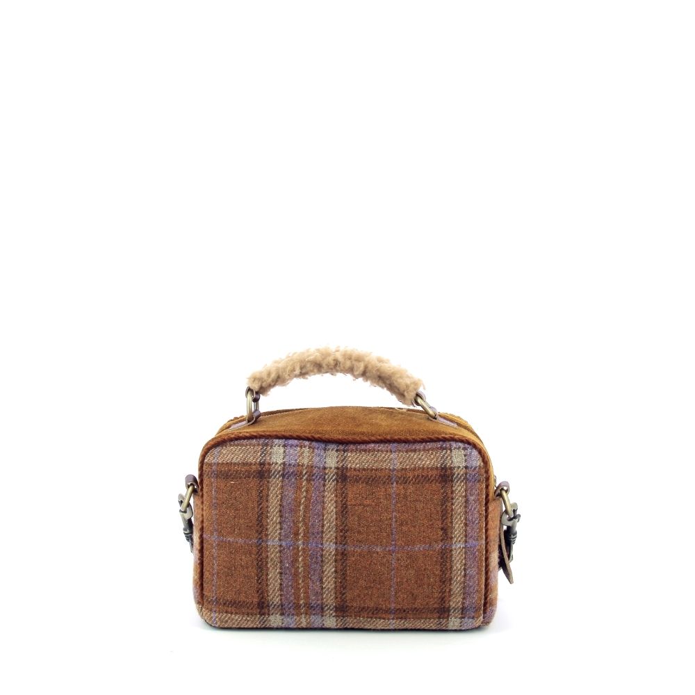 Via Mail Bag Braies Check 239787 cognac