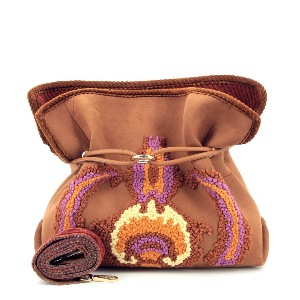 Via Mail Bag Wien Trim 239792 cognac