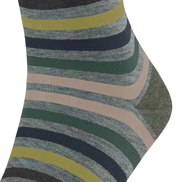 Falke Tinted Stripe Smoke Blue 240153 groen