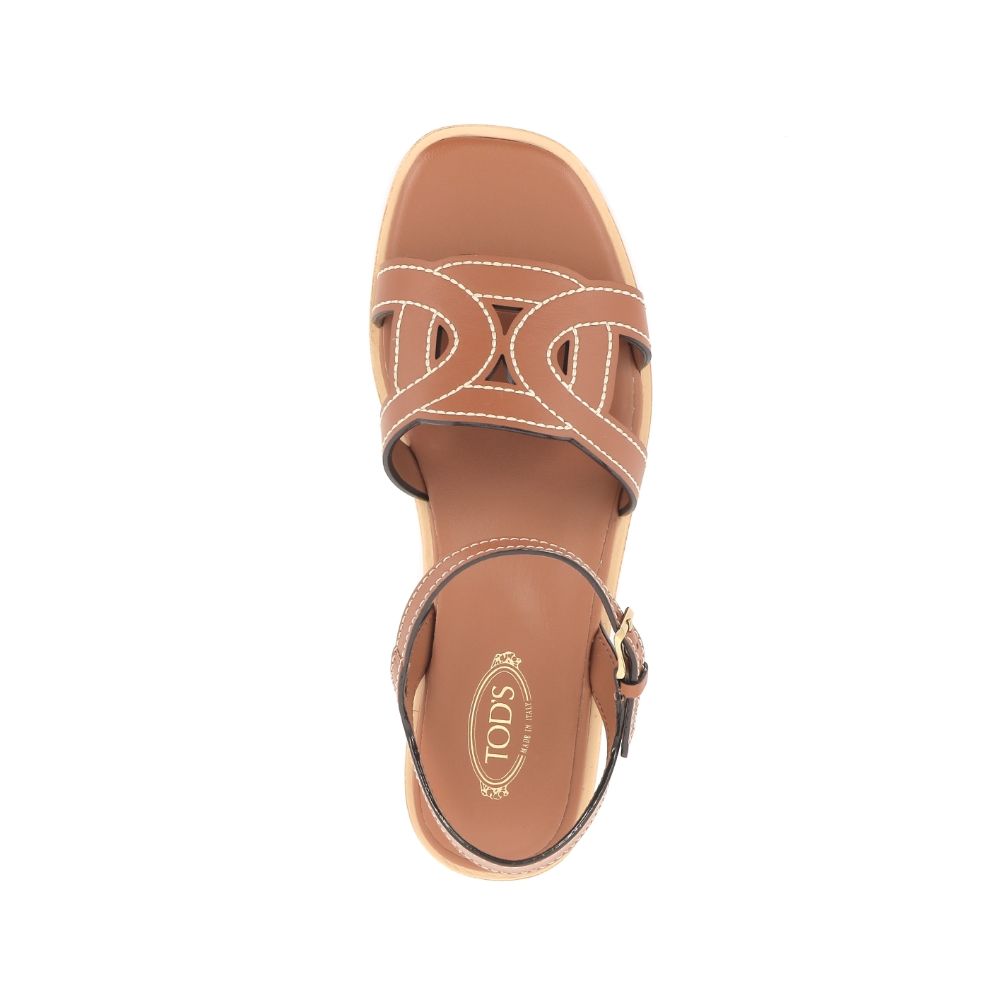 Tod's Sandaal 244882 cognac