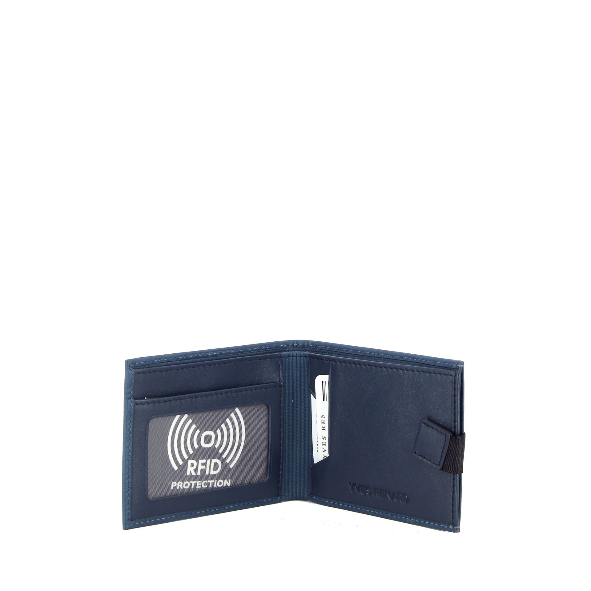 Yves Renard Portefeuilles 246383 blauw
