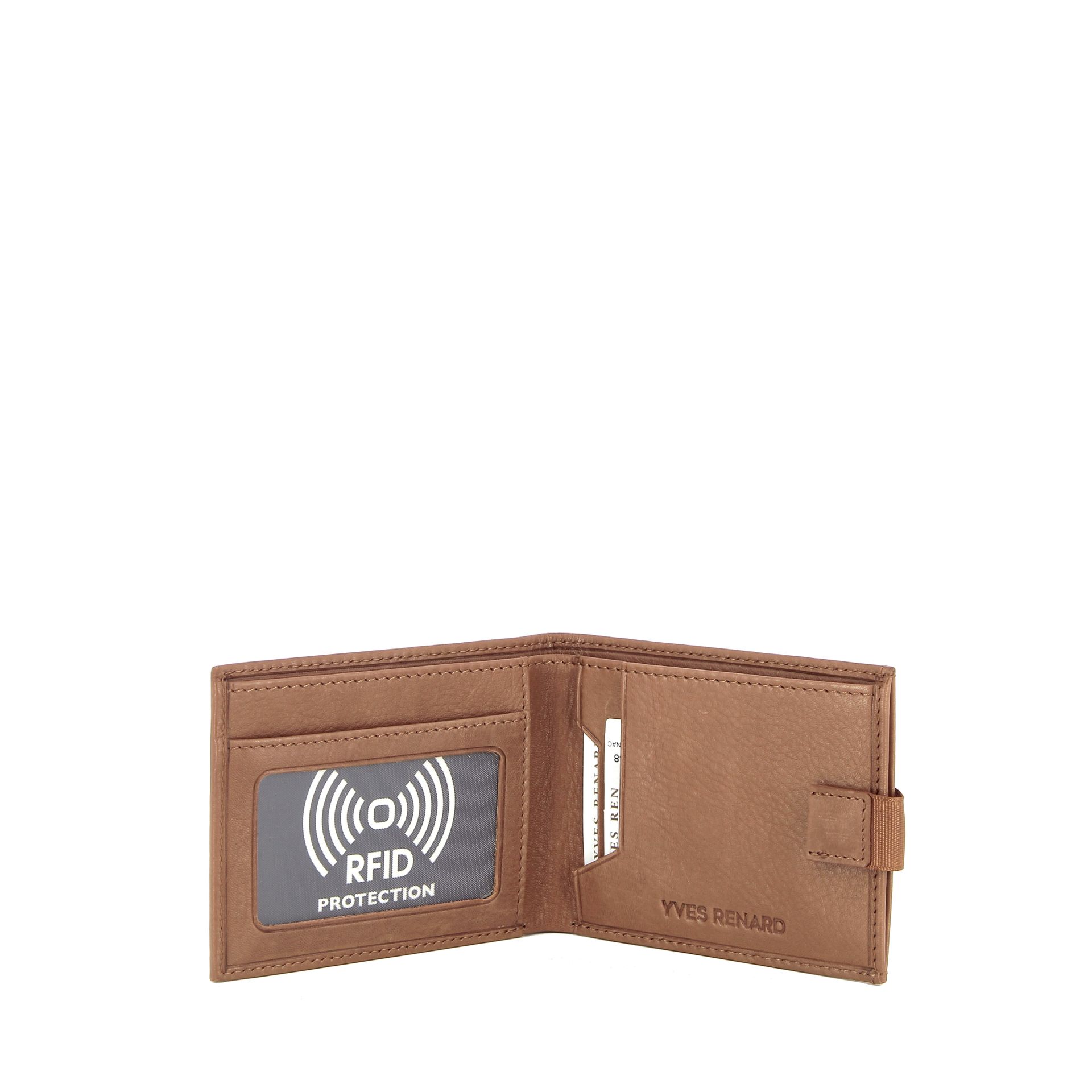 Yves Renard Portefeuilles 246384 cognac