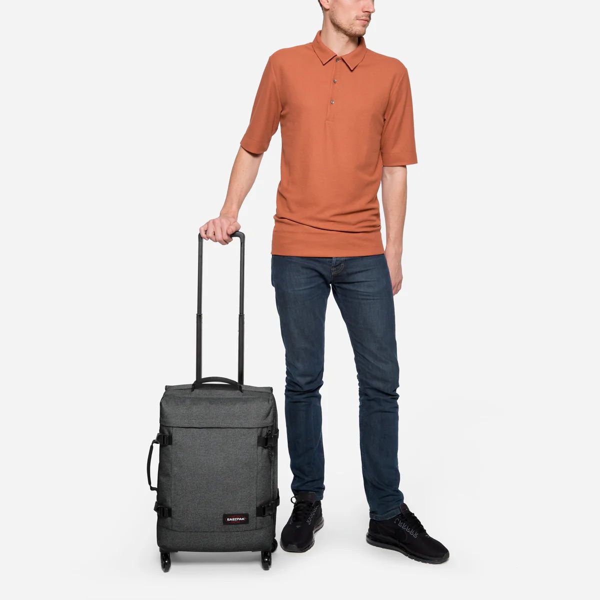 Eastpak Trans4 S Black Denim 246473 grijs