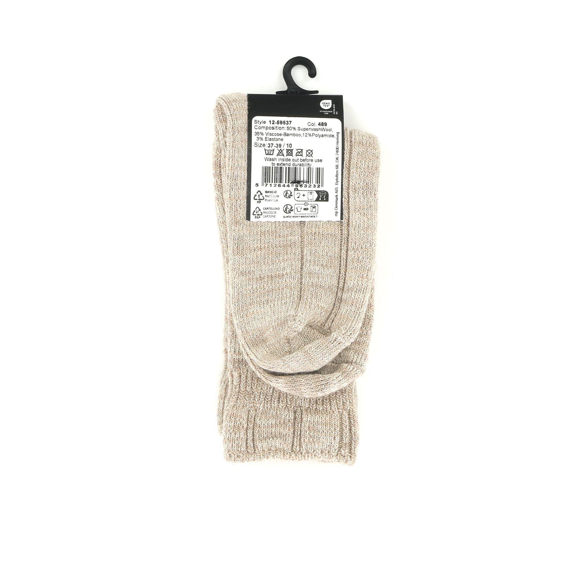 Mp Denmark Be Socks 247406 taupe