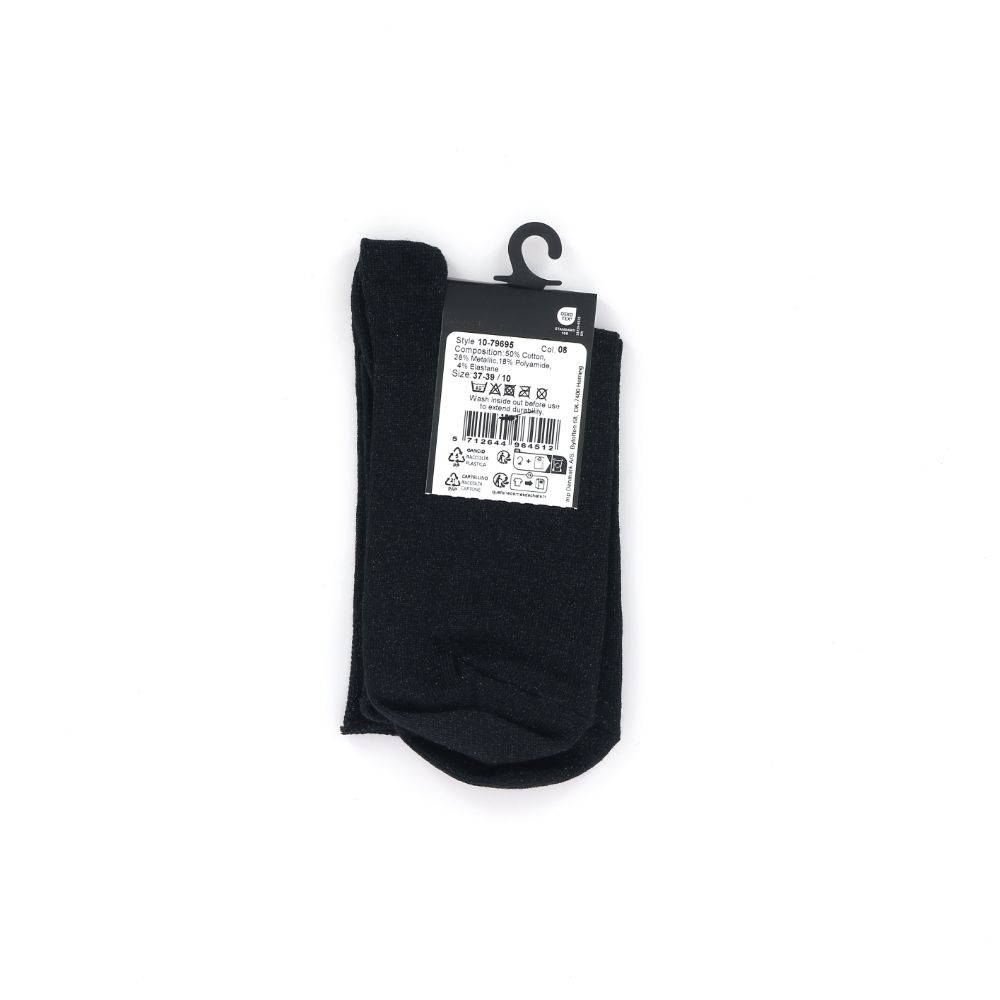 Mp Denmark Lucinda Glitter Socks 247416 zwart
