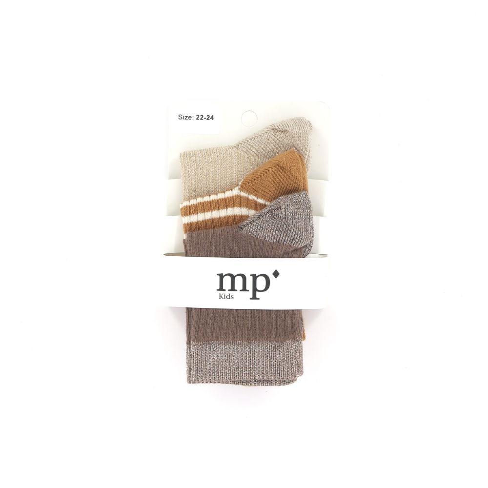 Mp Denmark Dagmar 3-pack Socks 247433 beige