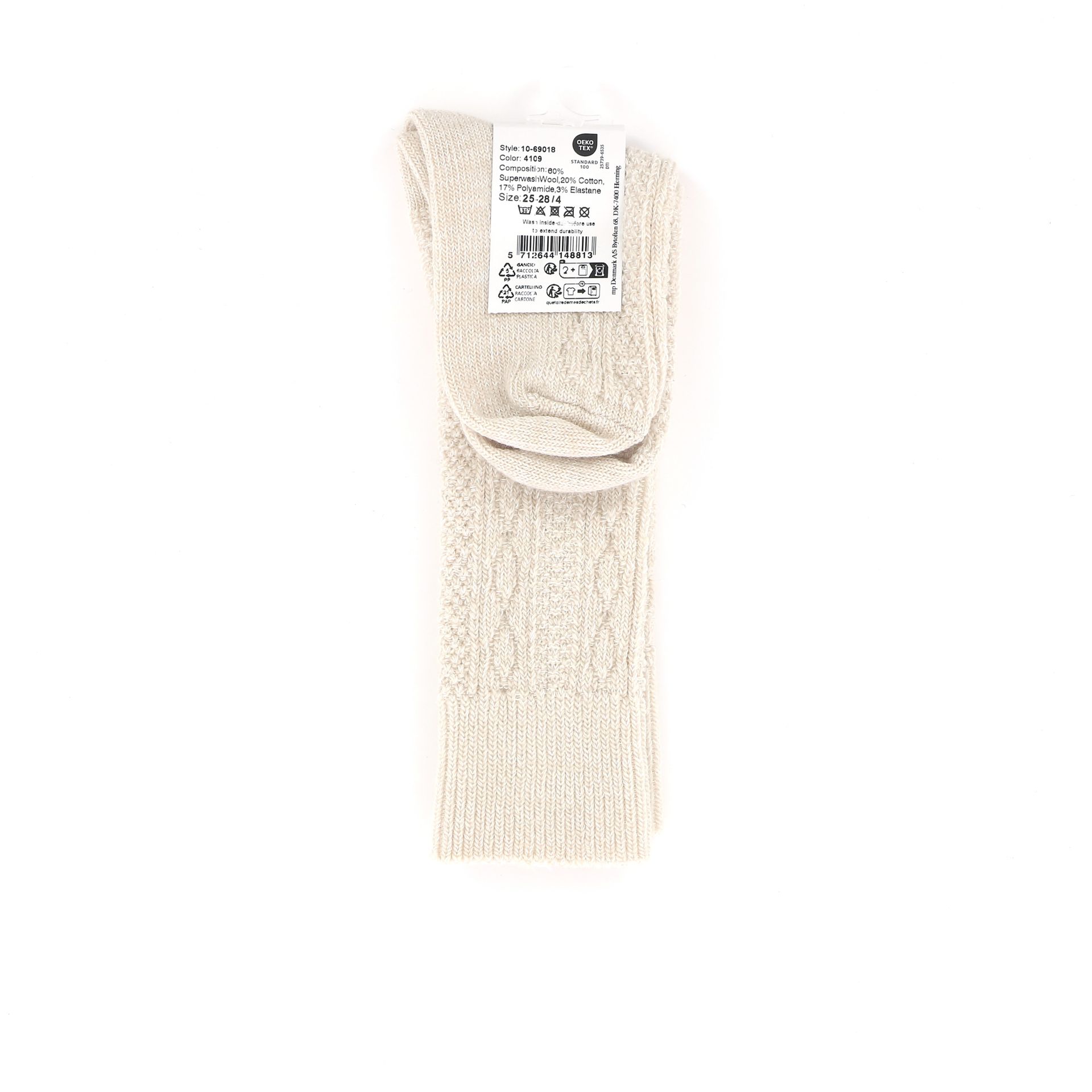 Mp Denmark Wally Knee Socks 247437 beige