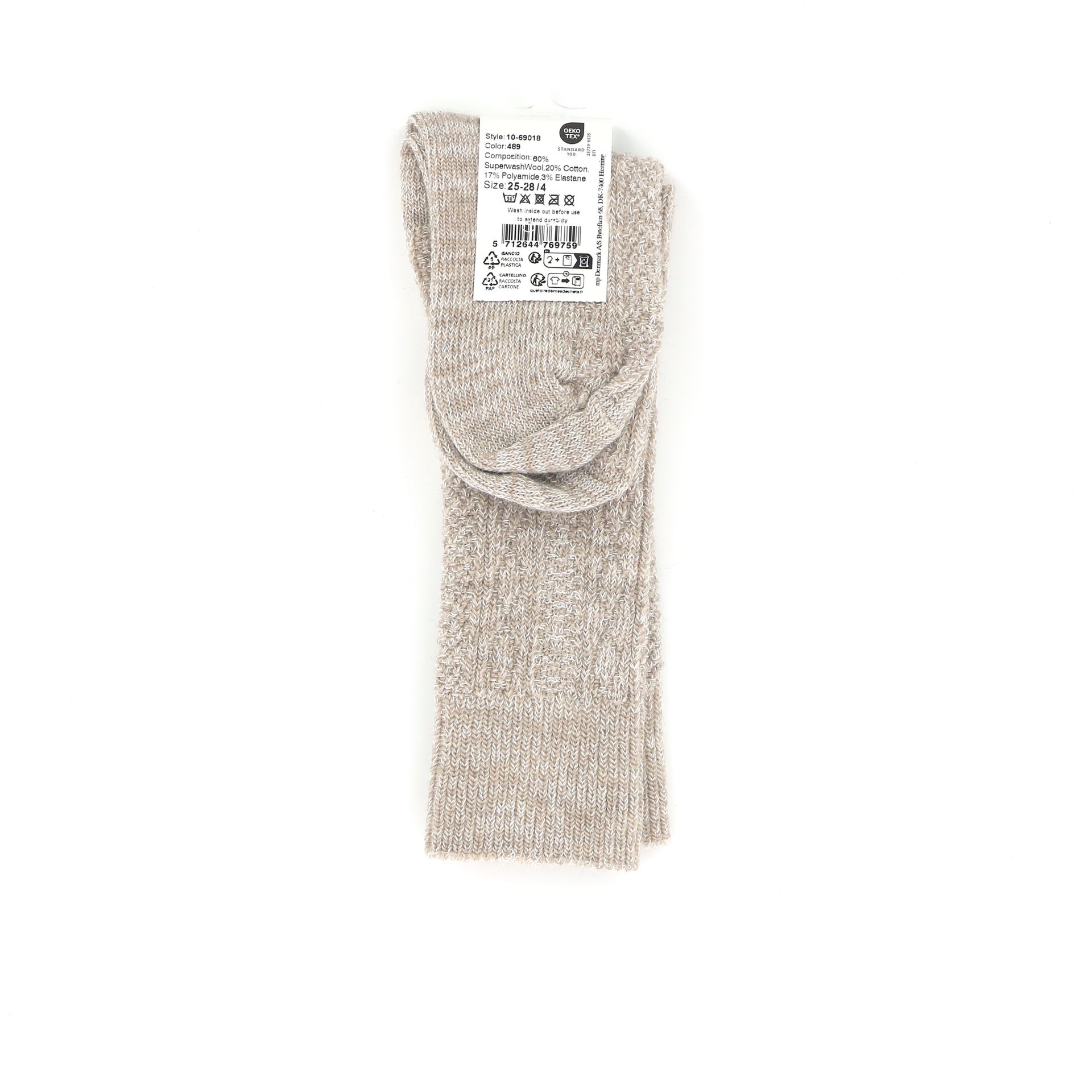 Mp Denmark Wally Knee Socks 247438 beige