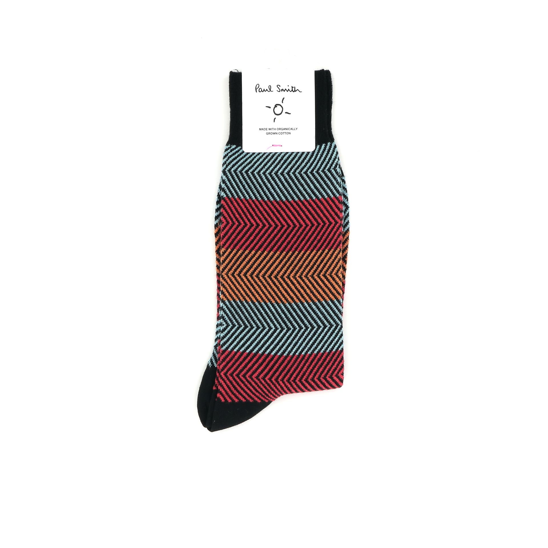 Paul Smith Herman Zigzag socks 247456 zwart