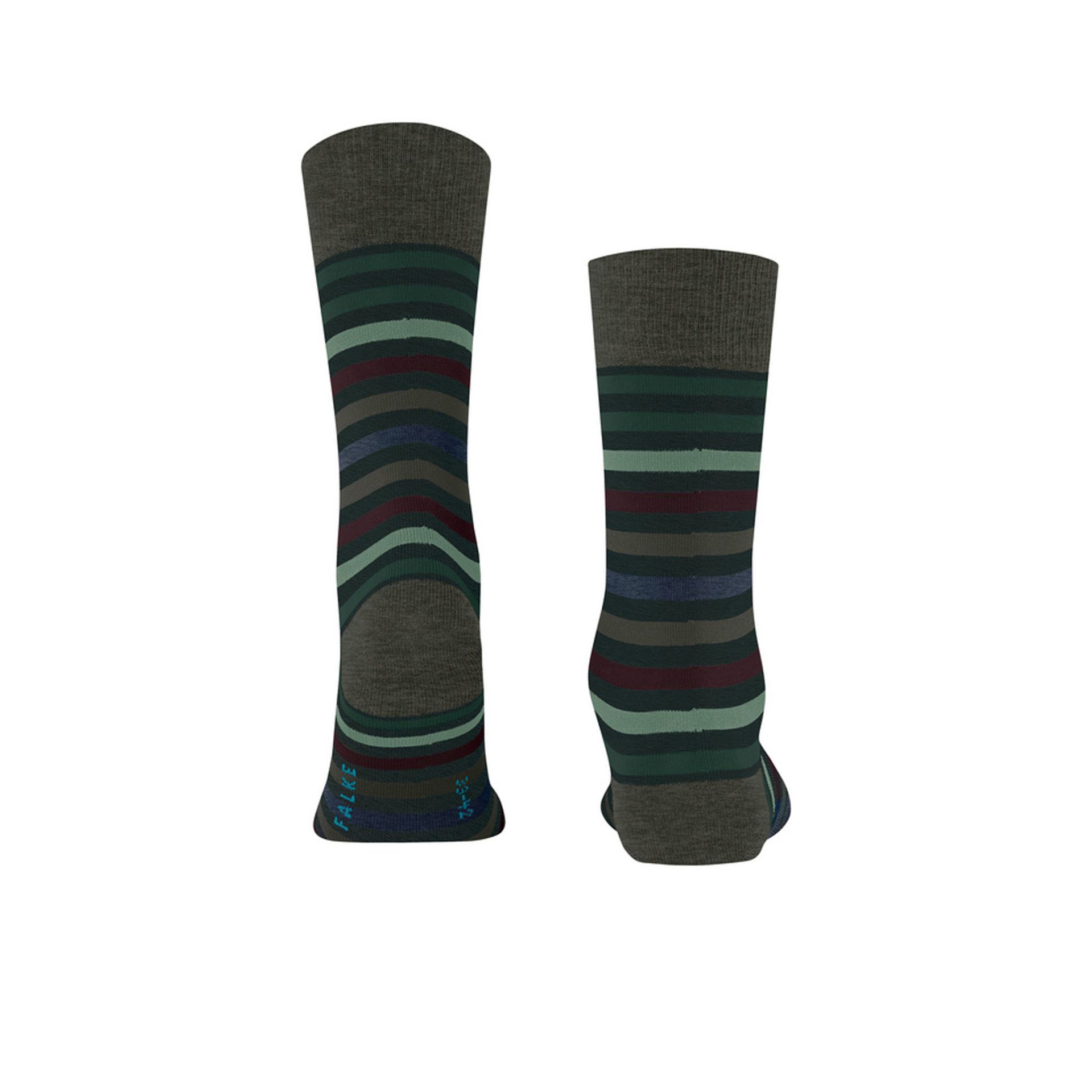 Falke Tinted Stripe Wald 248585 groen